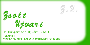 zsolt ujvari business card